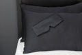 Charcoal Sleep Mask and  Single Pillowcase Combo