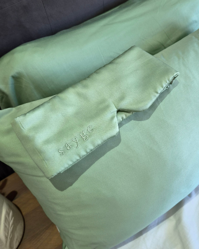 Sage Sleep Mask and Pillowcase Combo