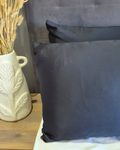 Two Charcoal Pillowcases